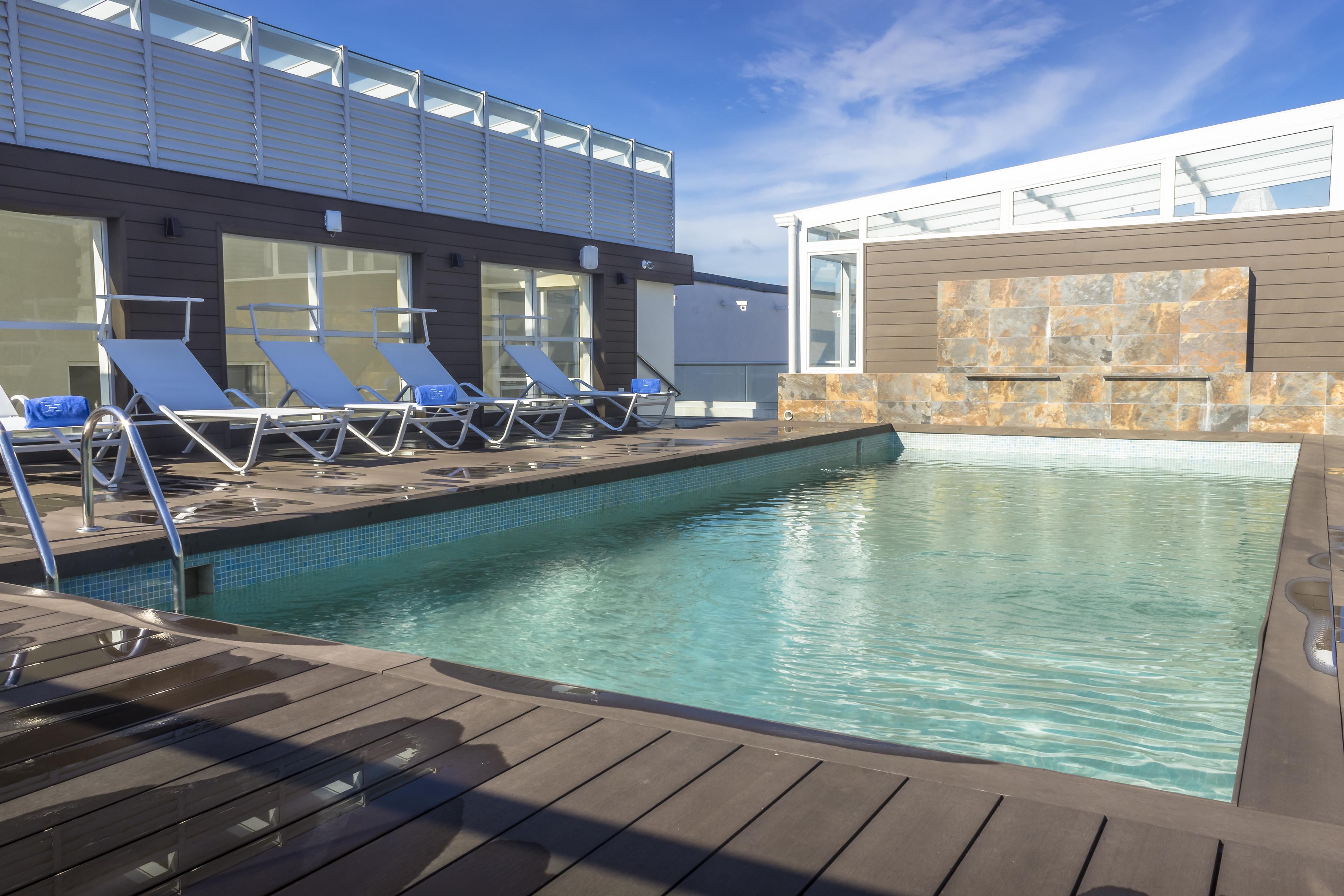 Central Hotel Panama Casco Viejo Ngoại thất bức ảnh Rooftop pool at the Hotel